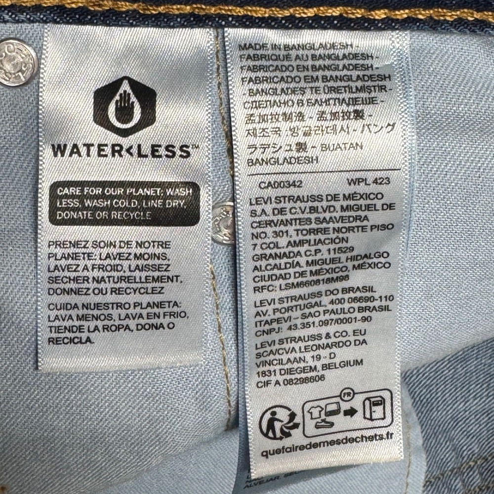 Levis 550 Relaxed Fit Mens Blue Denim Jeans 44x29 Medium Wash 01550-4891 - Picture 3 of 10